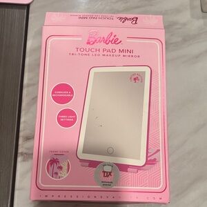 Barbie Pink LED Touch Pad Makeup Mirror